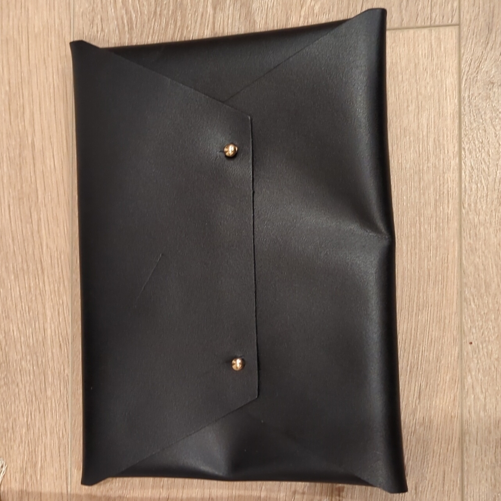 Tribe alive leather envelope clutch